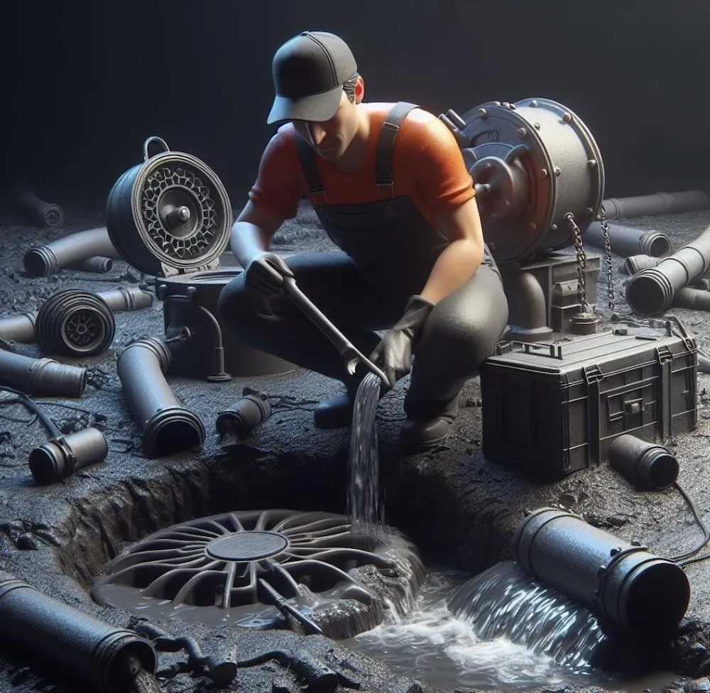 Servicio de Desazolves en la Alcaldía Benito Juárez